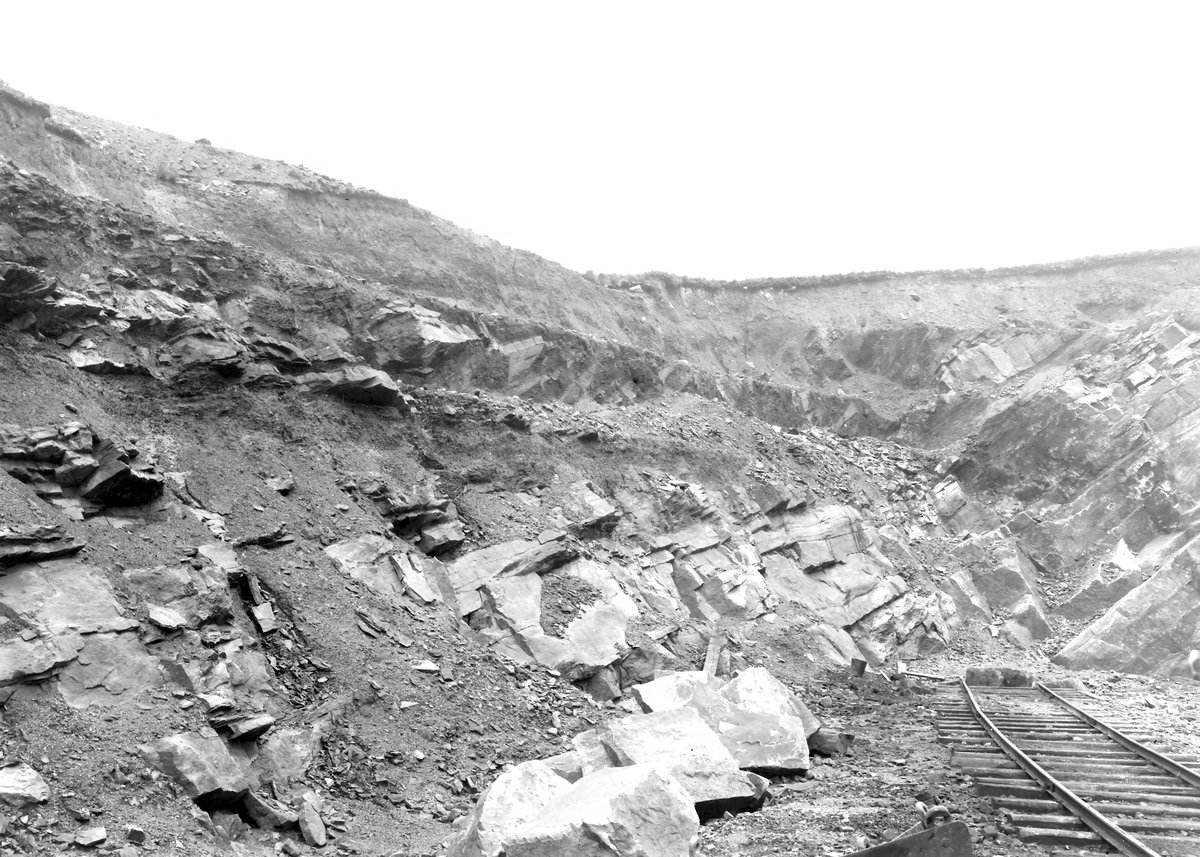 Aug 1923 - Hurtswood Quarry, about 5 m. E. of Burnley. Looking NNE.