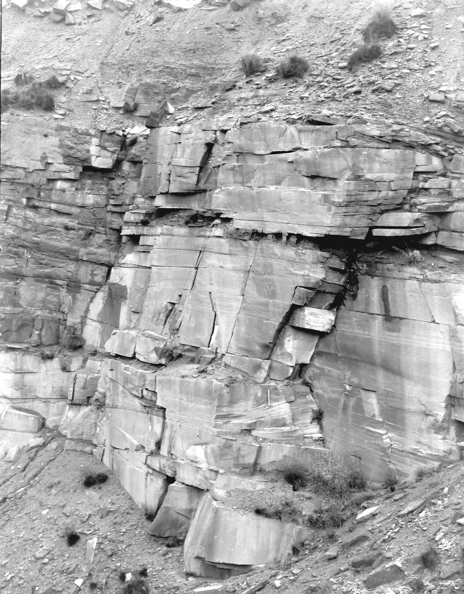 Aug 1923 - Quarry E. of Naden Reservoir (Lower), Norden, about 2 3/4 m. NW of Rochdale. Looking E.