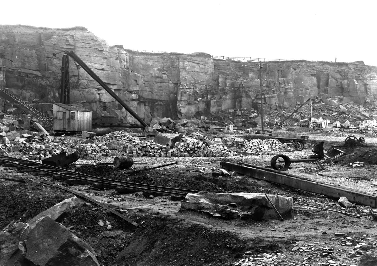 Sep 1923 - Fletcher Bank Quarry (W.end), 1/2 m. E. of Ramsbottom. Looking SE., submitted by Buddle-Bot on 08-11-2025.
Bgs No. P202563; Rhodes, J.; © Crown. Image & Text: BGS Geoscenic, under OGL V2 License http://bit.ly/462AXmV Sep 1923 - Fletcher Bank Quarry (W.end), 1/2 m. E. of Ramsbottom. Looking SE.