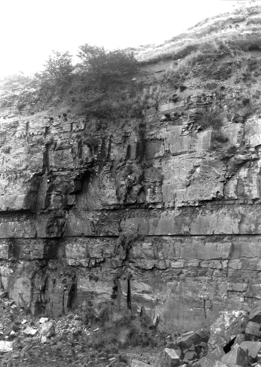 Sep 1923 - Horncliff Quarries, 1 m. S. of Rawtenstall. Looking E., submitted by Buddle-Bot on 08-11-2025.
Bgs No. P202571; Rhodes, J.; © Crown. Image & Text: BGS Geoscenic, under OGL V2 License http://bit.ly/462AXmV Sep 1923 - Horncliff Quarries, 1 m. S. of Rawtenstall. Looking E.