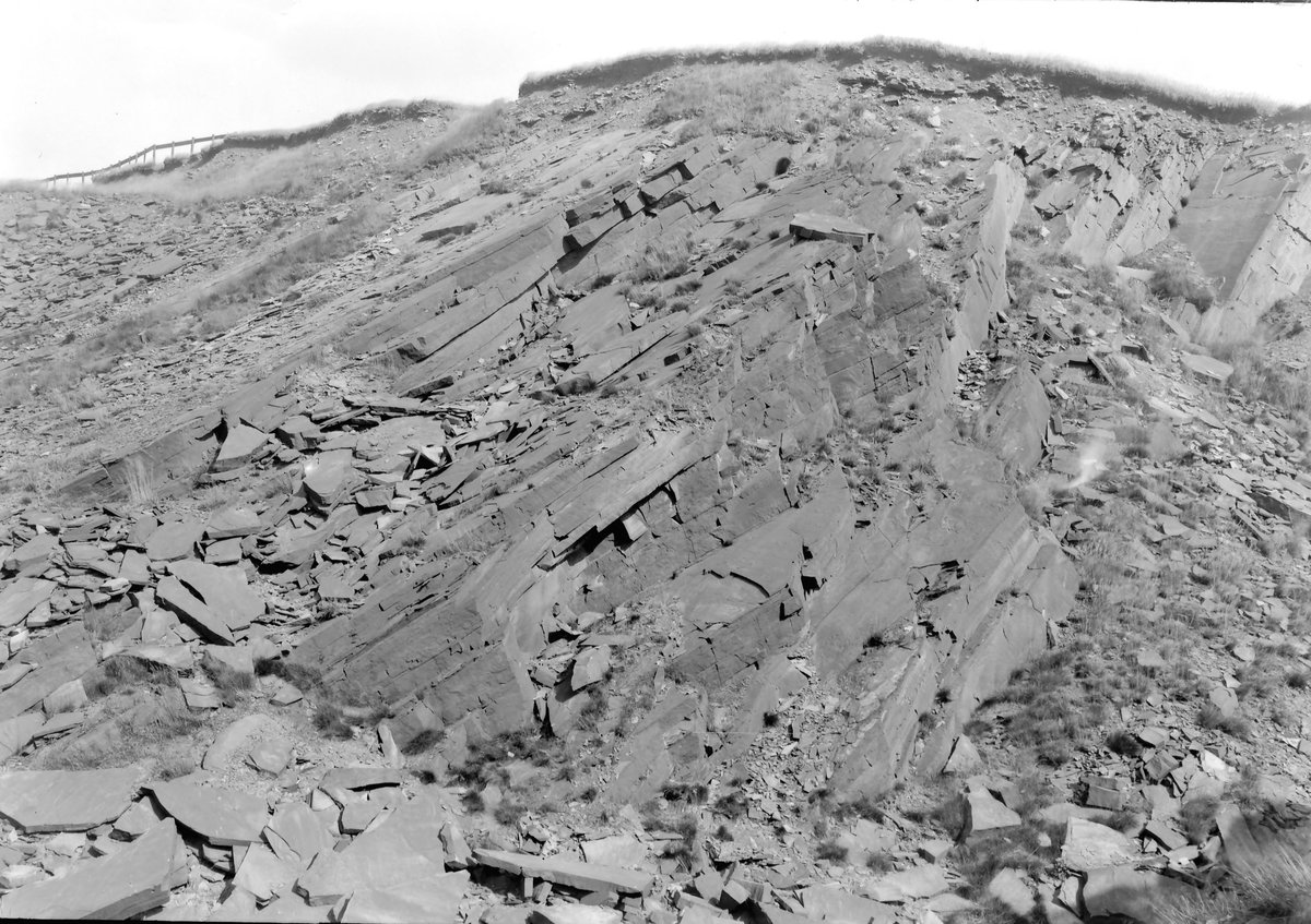 Sep 1923 - Crutchman's Quarry, 2 m. E. of Accrington Station. Looking NE., submitted by Buddle-Bot on 08-11-2025.
Bgs No. P202584; Rhodes, J.; © Crown. Image & Text: BGS Geoscenic, under OGL V2 License http://bit.ly/462AXmV Sep 1923 - Crutchman's Quarry, 2 m. E. of Accrington Station. Looking NE.