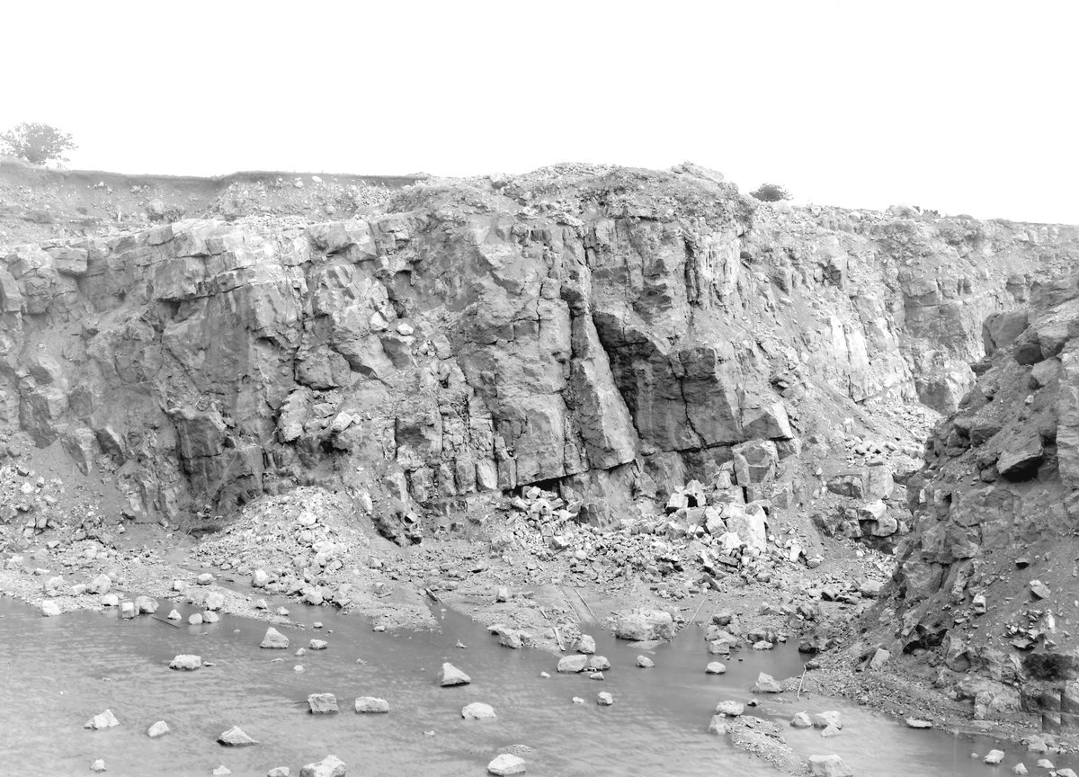Aug 1924 - Kelton Head Quarry, about 1/2 m. E. of Rowrah Station, Lamplugh. Looking NE., submitted by Buddle-Bot on 08-11-2025.
Bgs No. P202747; Rhodes, J.; © Crown. Image & Text: BGS Geoscenic, under OGL V2 License http://bit.ly/462AXmV Aug 1924 - Kelton Head Quarry, about 1/2 m. E. of Rowrah Station, Lamplugh. Looking NE.