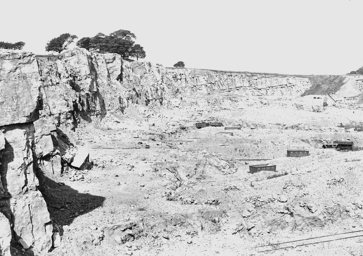 Aug 1924 - Clints Quarry, Bigrigg. Looking N.