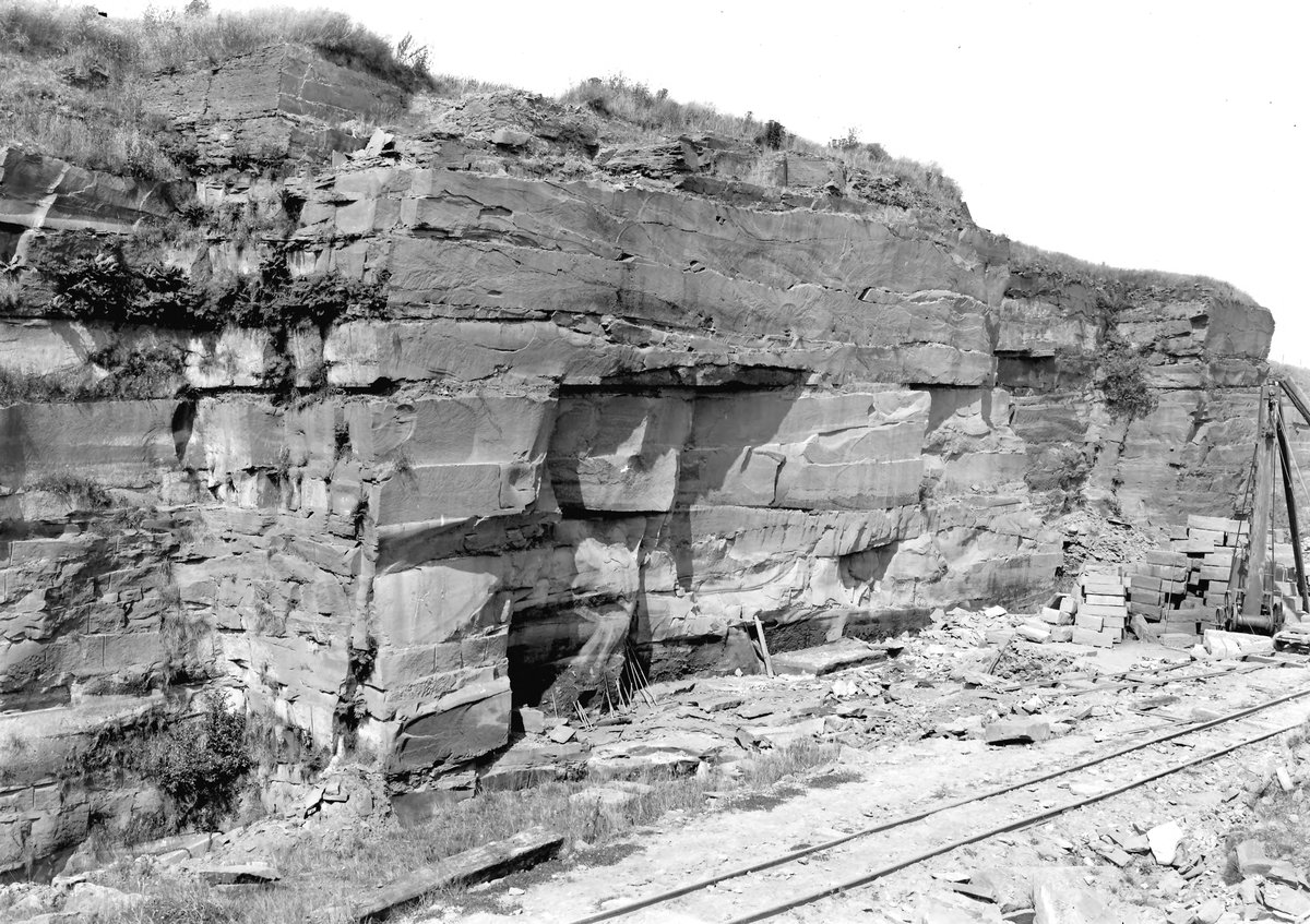 Aug 1924 - Bankend Quarry, Bigrigg. Looking N.