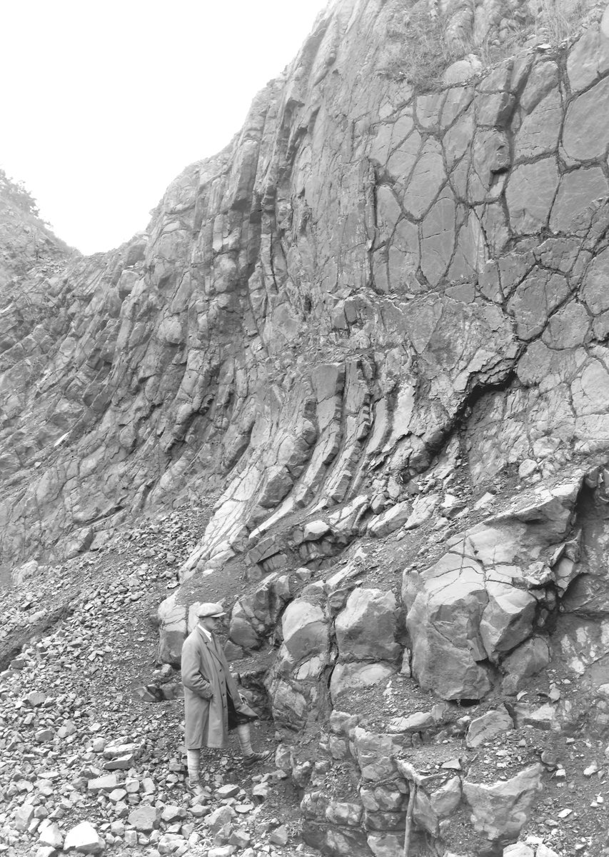 Sep 1924 - Basalt quarry, Doseley, Coalbrookdale. Looking S.