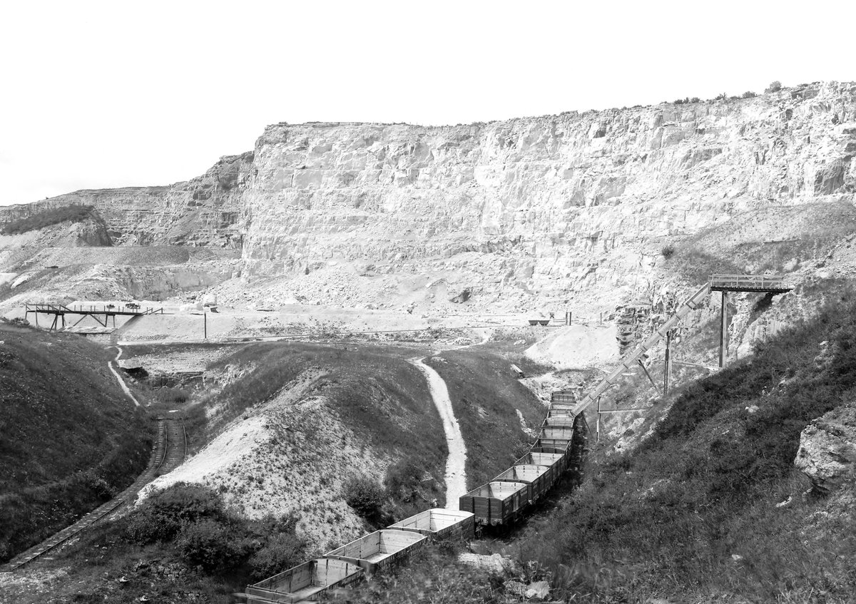 Jul 1925 - Minera Lime Works, Minera. Looking W.