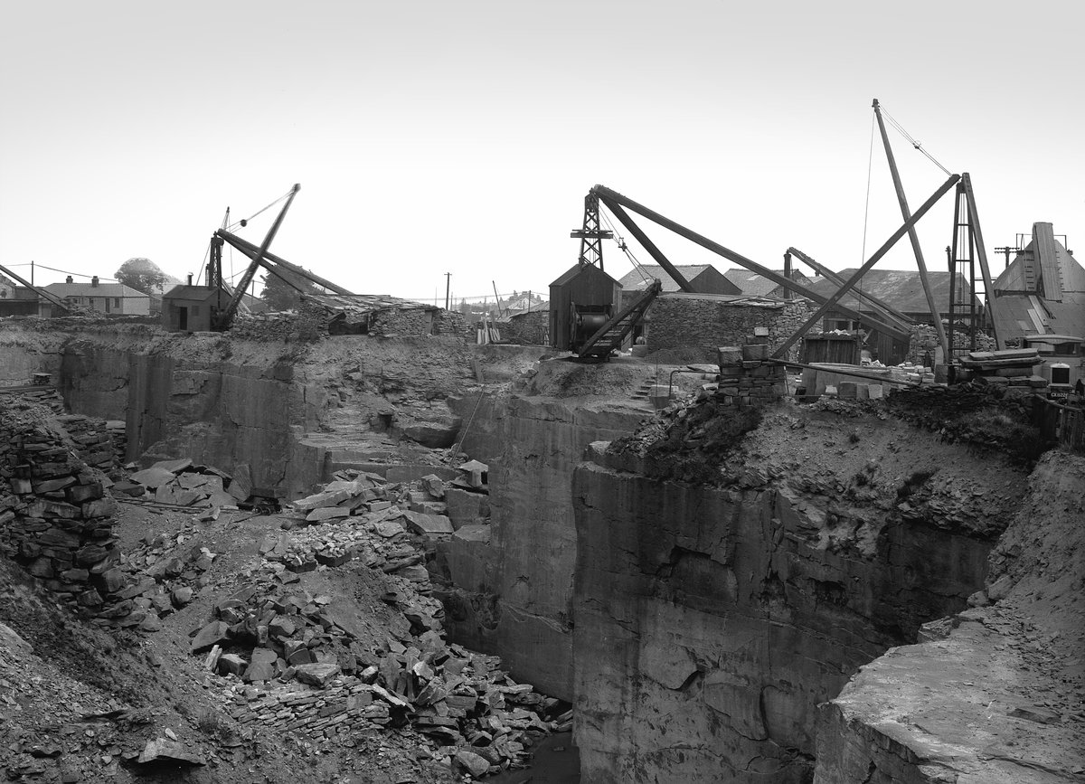 Jul 1926 - Spinkwell Quarry, Crosland Moor, about 2 m. south-west of Huddersfield, Looking north-east, Yorkshire.