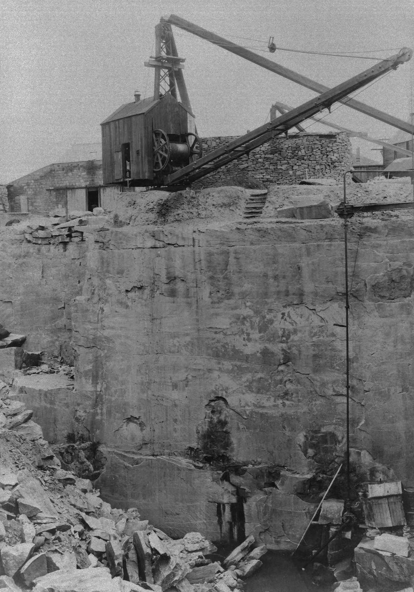 Jul 1926 - Spinkwell Quarry, Crosland Moor, about 2 m. SW of Huddersfield. Looking E.