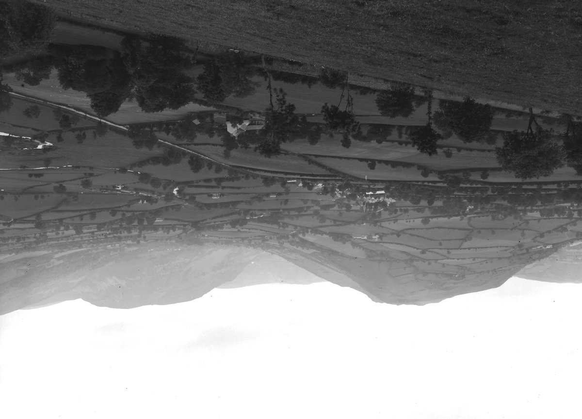 Aug 1926 - Viewpoint in old quarry, Cae-Deicws, 1/4 m. ENE of Pandy. Looking S.