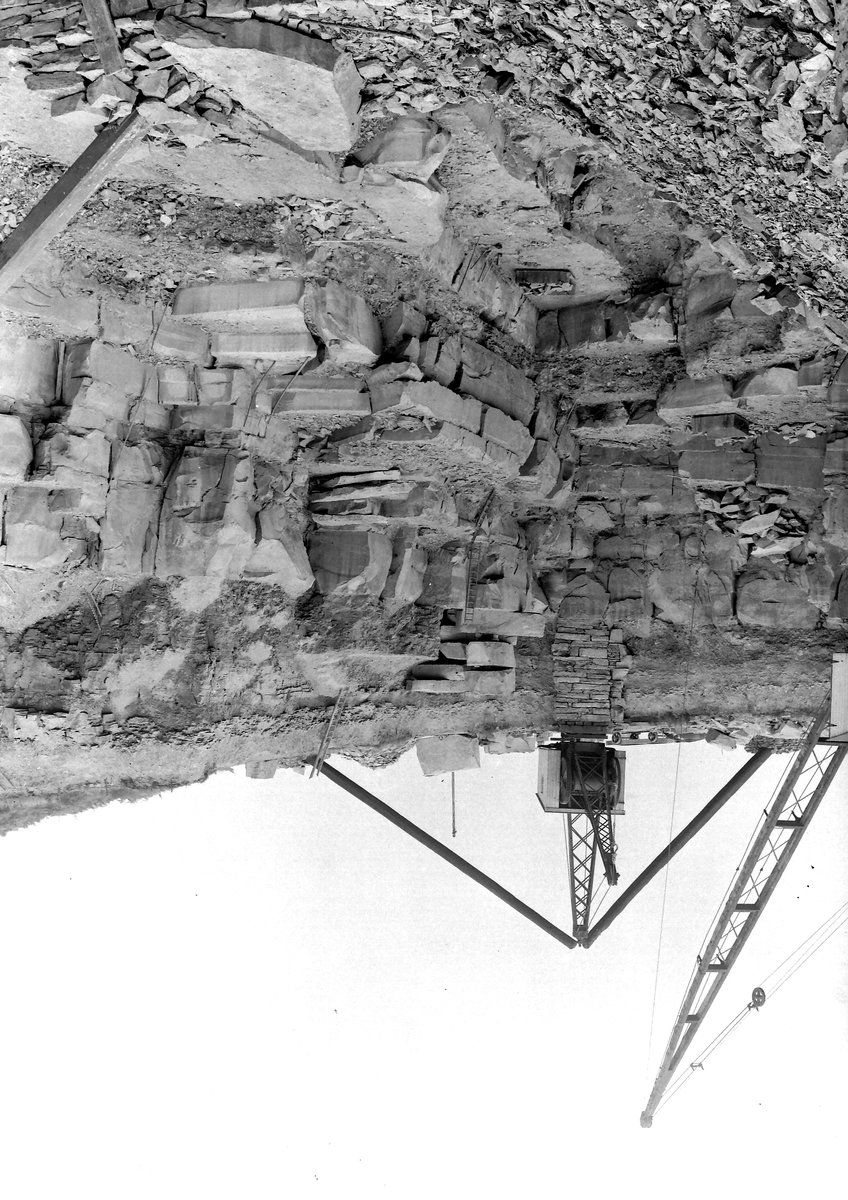 Jun 1929 - Lindley's Quarry, 1/2 m. S. of Shepley. Looking E.