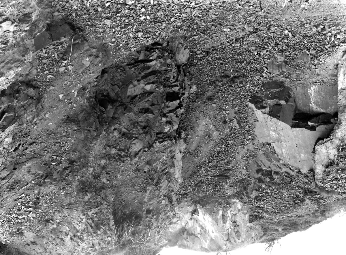 Jul 1929 - Quarry, Callow Hill, 1 1/4 m. SW of Pontesbury. Looking NE.