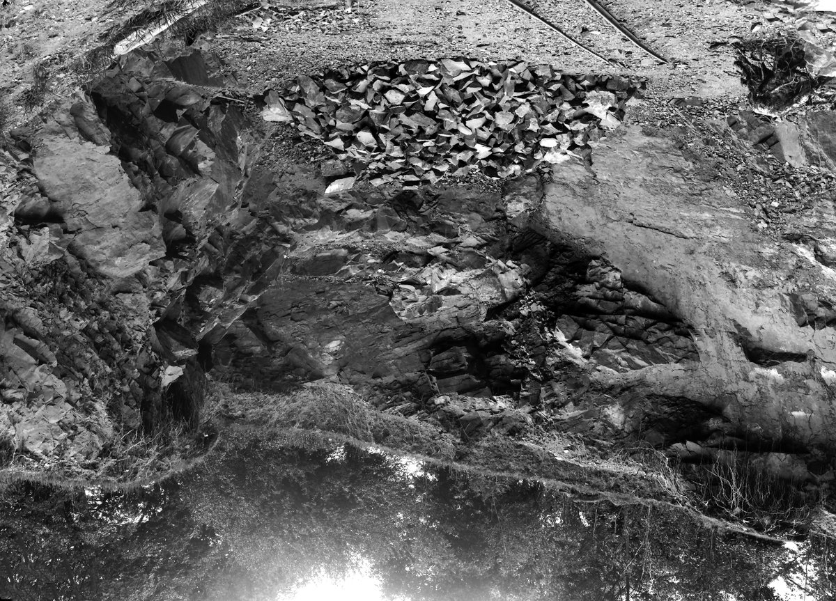 Jul 1929 - Quarry, Callow Hill, 1 1/4 m. SW of Pontesbury. Looking E.