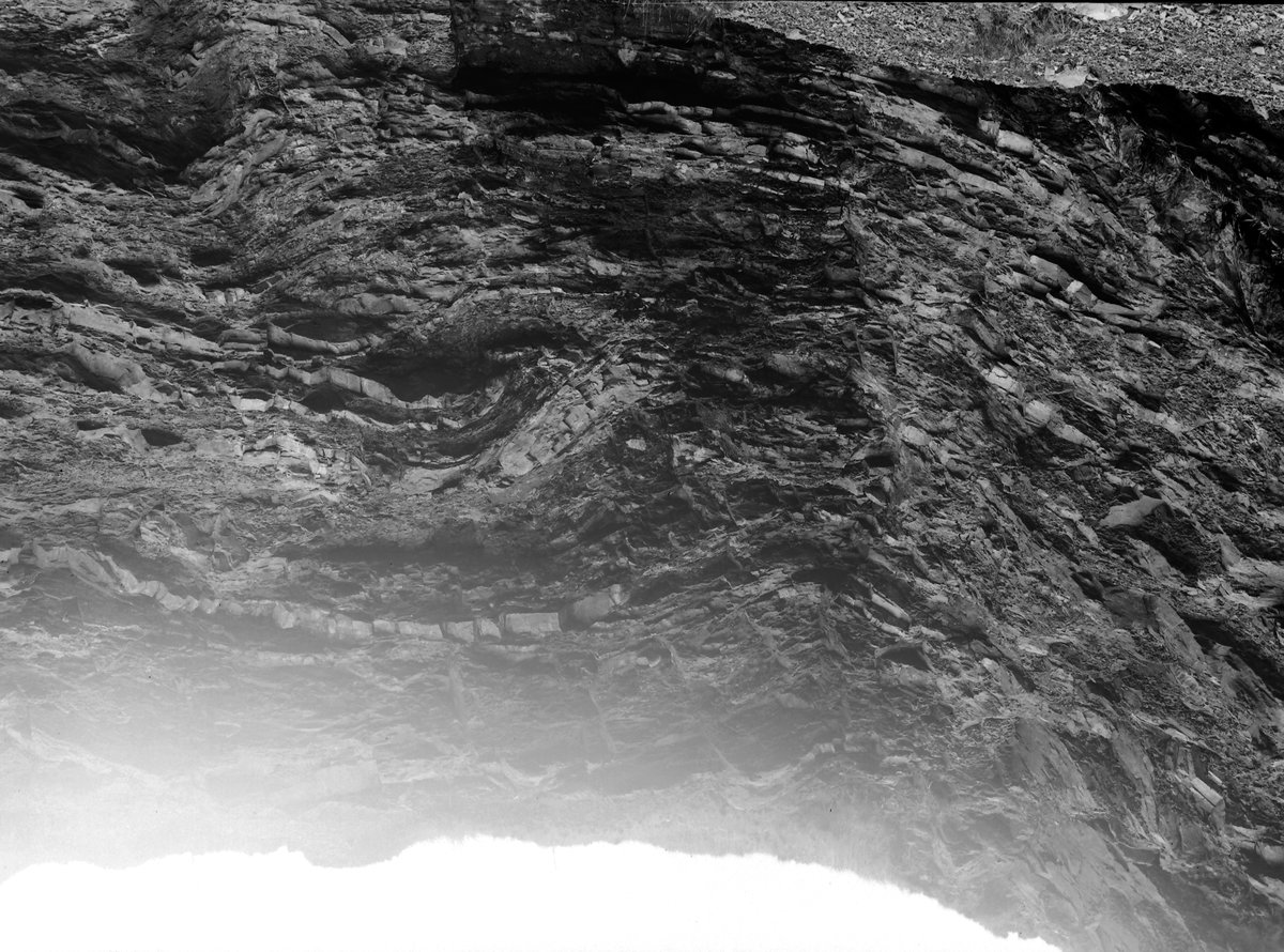 Sep 1929 - Old quarry about 50 yd. E. of Onllwyn Inn, Onllwyn. Looking S.