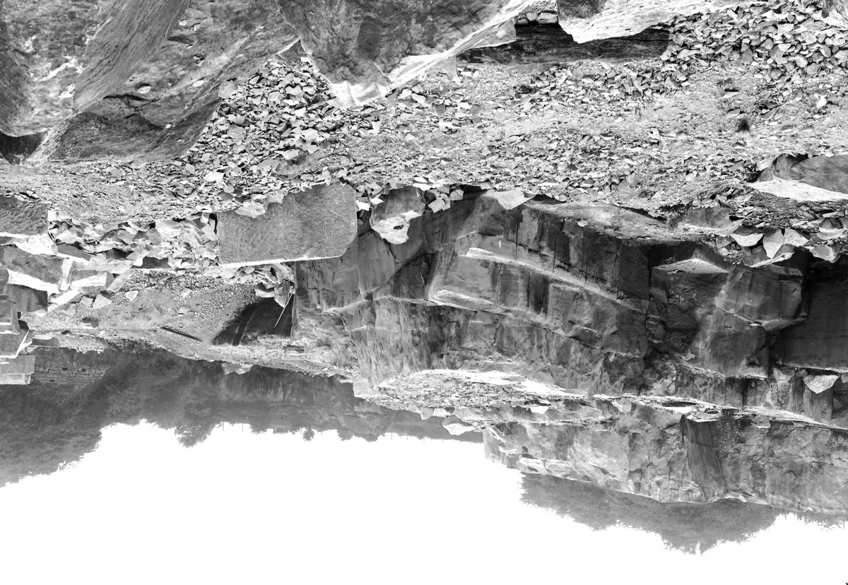 Aug 1930 - Mansfield White Quarry. Looking W.