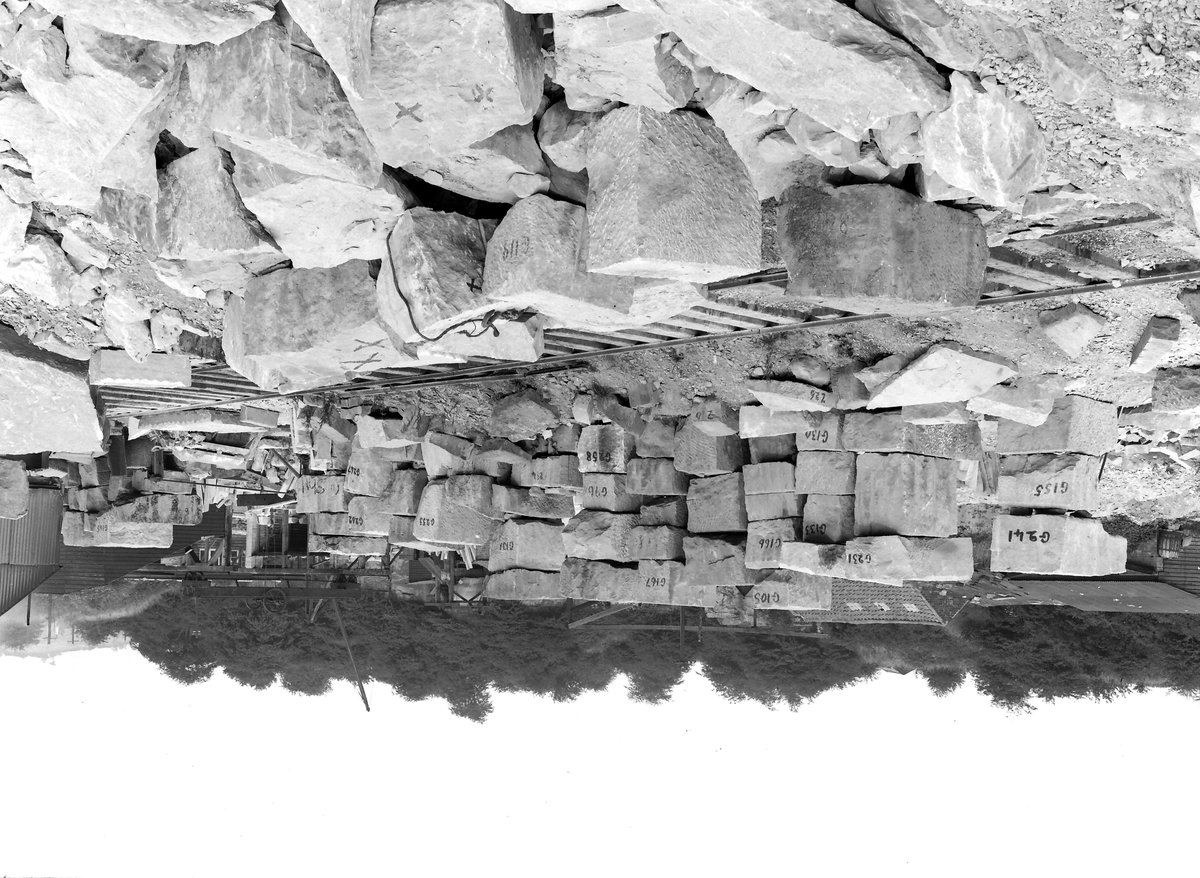 Aug 1930 - Mansfield White Quarry. Looking E.