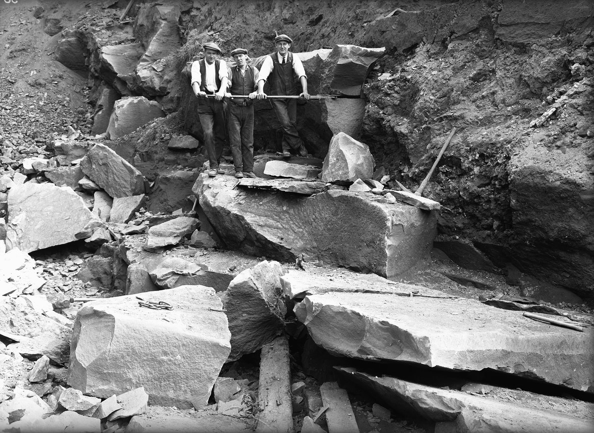 Aug 1930 - Mansfield Red Quarry. Looking ESE.