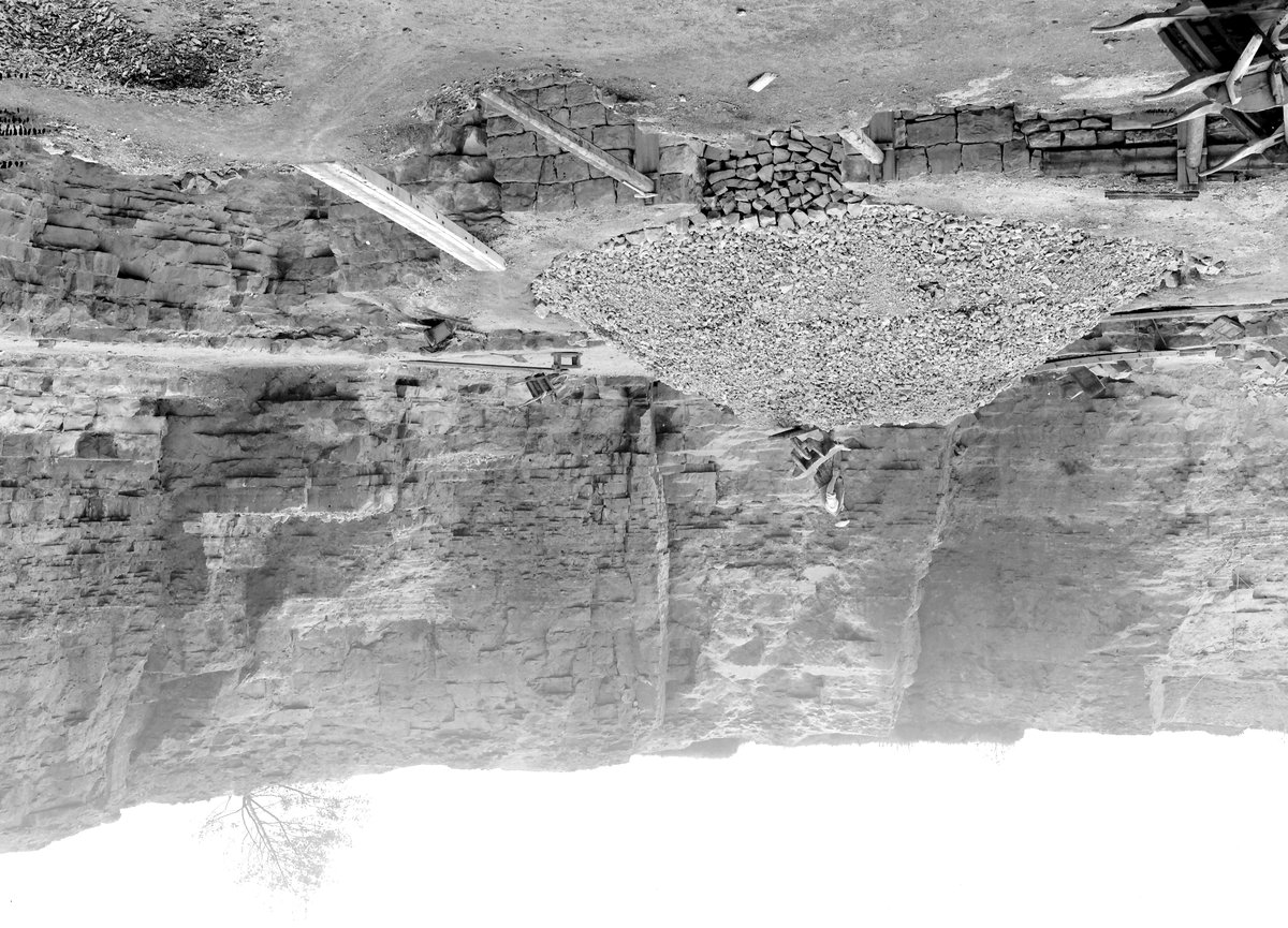 Sep 1930 - New Fryston Quarry (Wheldale Lias Lime Co.) Looking S.
