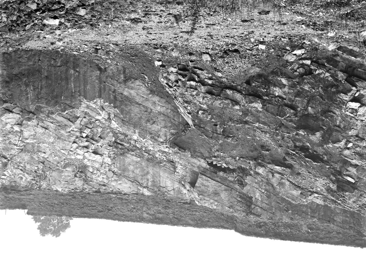 Sep 1932 - Old quarry, Hapsford Bridge, about 1 1/2 m. NW of Frome. Looking W.