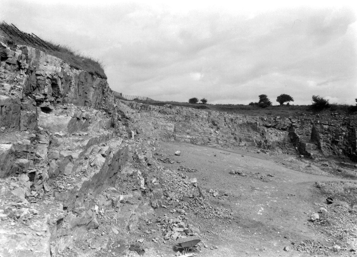 Jul 1938 - Eure Pits Quarry, Dalton-in-Furness. Looking N.