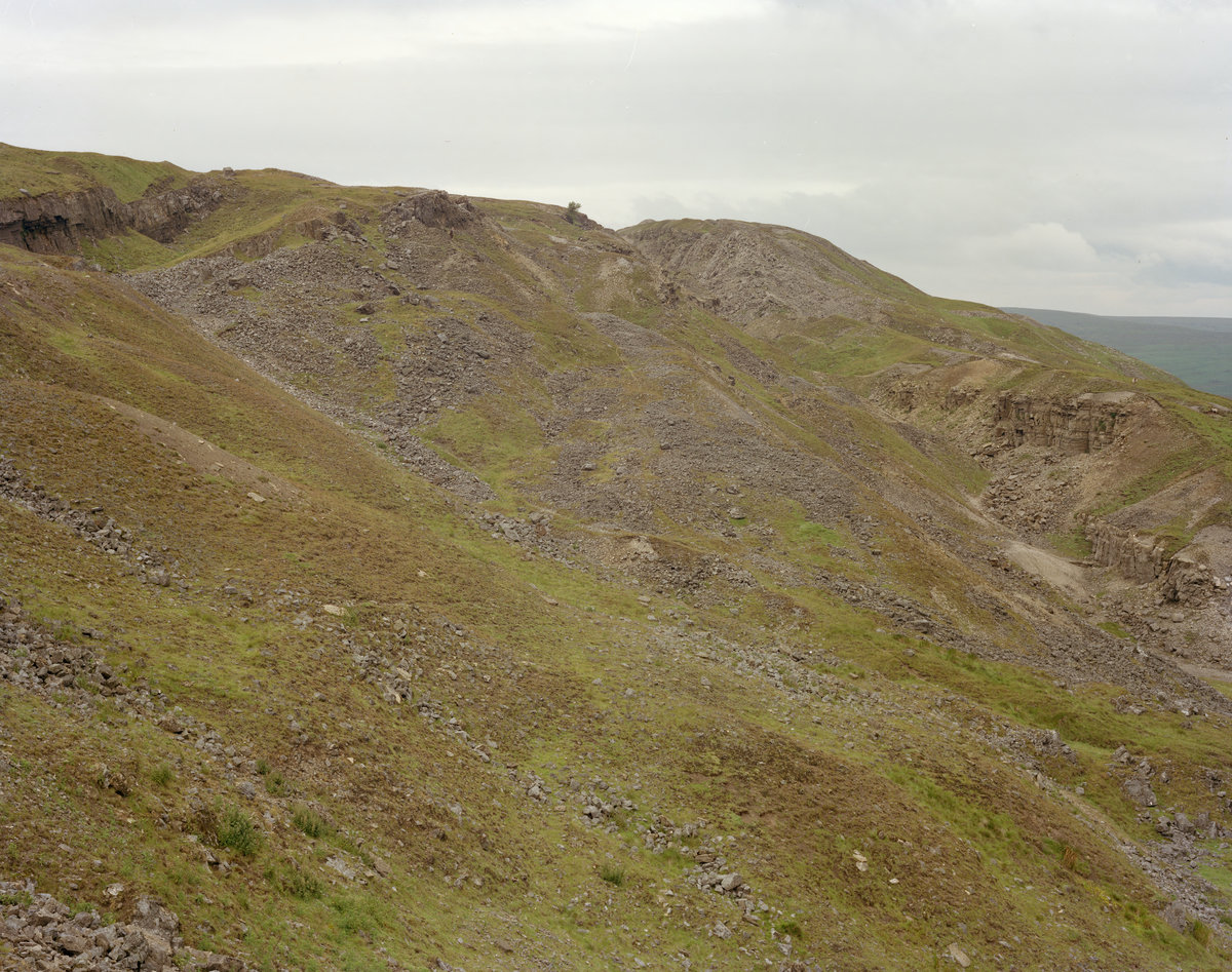 Sep 1978 - Stodart and Hungry Hushes, Arkengarthdale. Looking W.