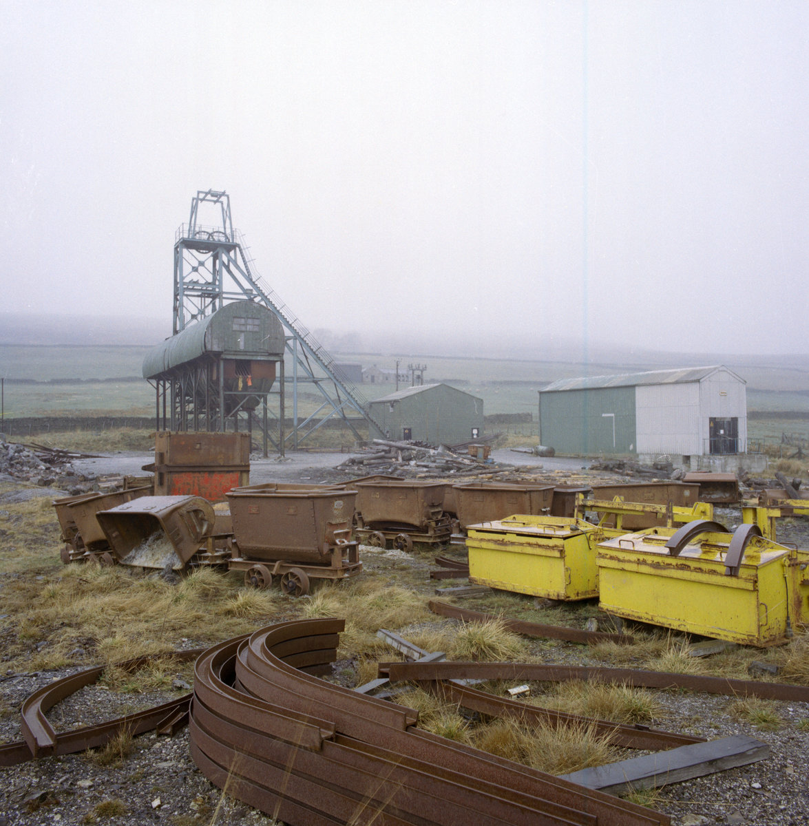 31 Mar 1982 - Redburn Mine, Rookhope, Weardale, Co. Durham. Looking N.