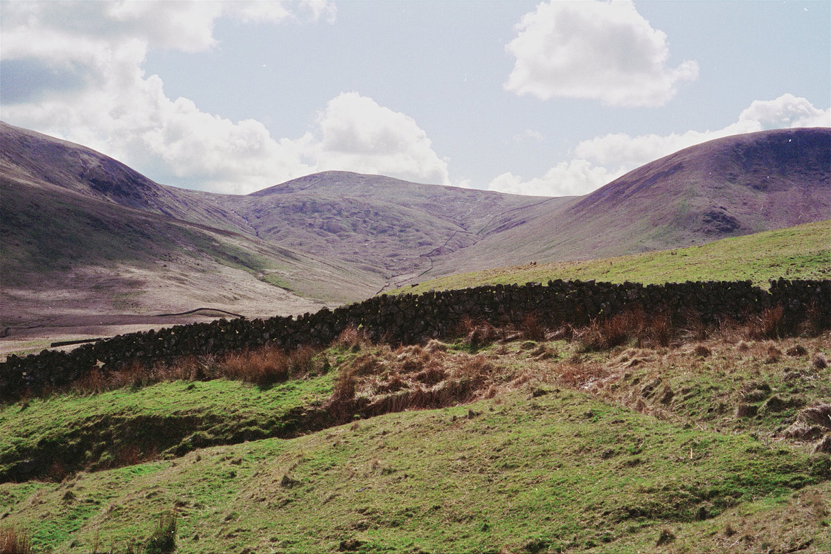 1995 - The 'Lumps of Garryhorn' (moraine) Head of Garryhorn Burn, Woodhead Lead Mine, Carsphairn.