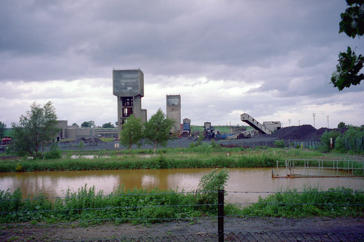 06 Jul 1997 - Monktonhall Colliery prior to closure by waterlogging.