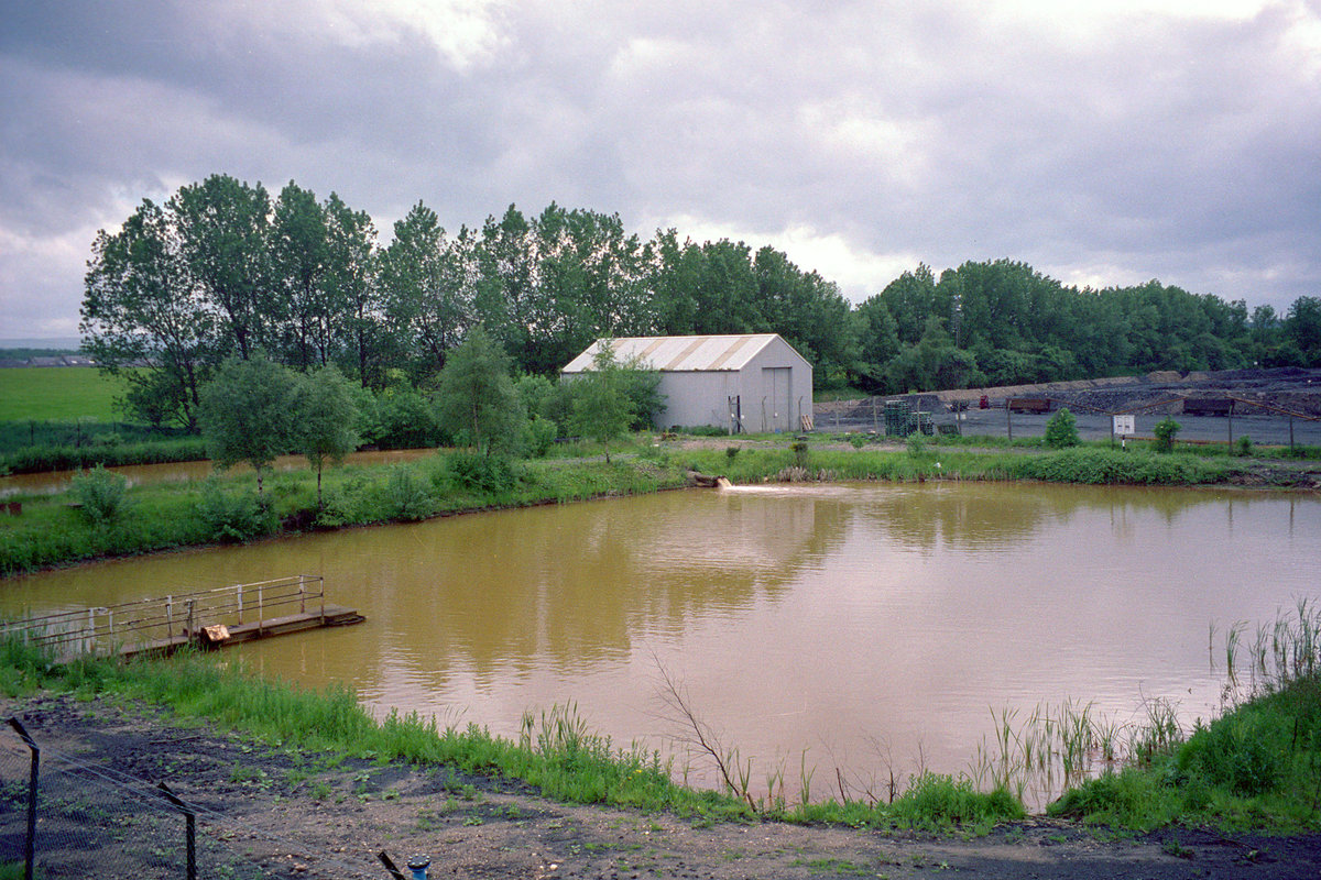 06 Jul 1997 - Monktonhall Colliery lagoon prior to closure by waterlogging.