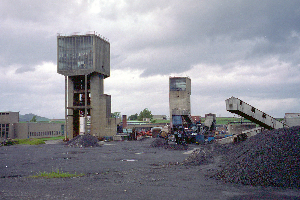 06 Jul 1997 - Monktonhall Colliery prior to closure by waterlogging.