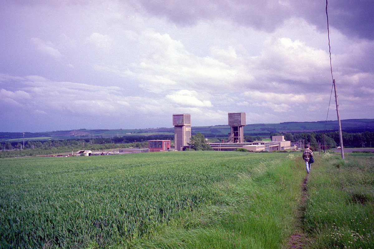 06 Jul 1997 - Monktonhall Colliery prior to closure by waterlogging.